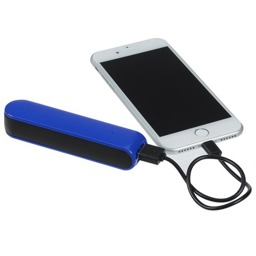 Additional Image 1 - a cell phone with a blue strap