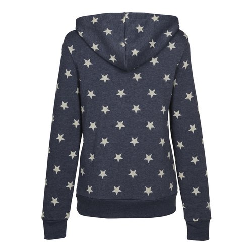 Additional Image 2 - a black hoodie with white dots