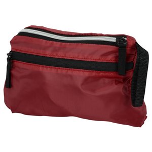 Additional Image 1 - a red bag with black zipper