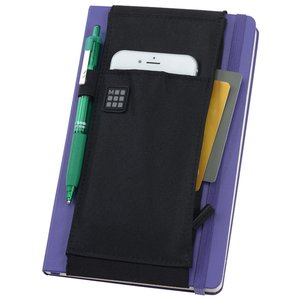 Additional Image 5 - a black and blue object with a white label