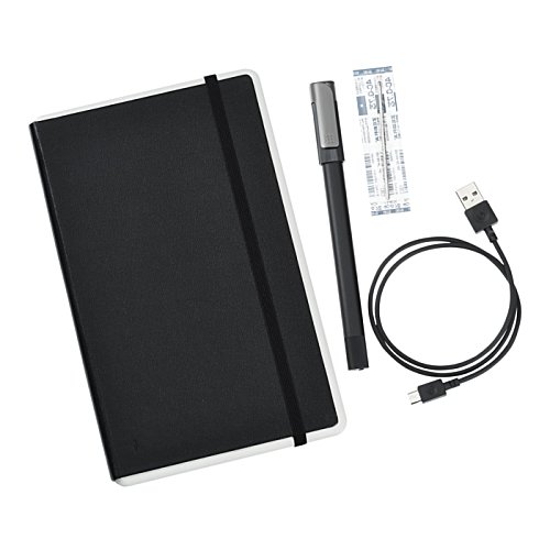 Additional Image 6 - a black notebook with a cable and a pen