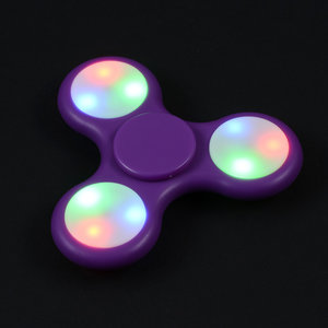 Additional Image 4 - a purple fidget spinner with lights