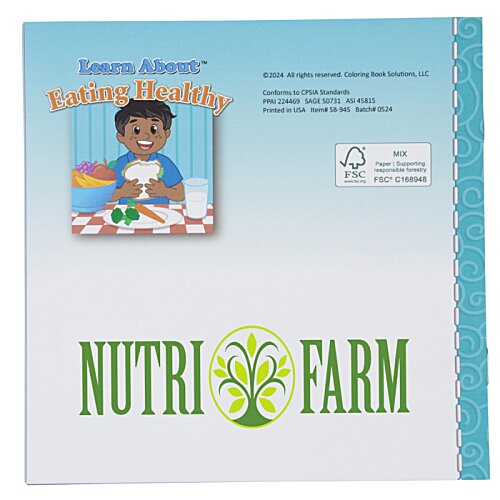 Additional Image 4 - a blue and white book with a picture of a boy