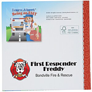 Additional Image 4 - a white and red book with a cartoon character