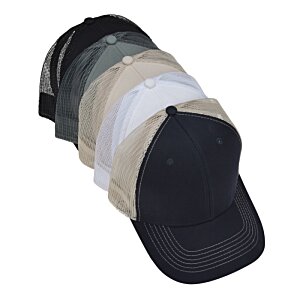 Additional Image 3 - a black and white hat