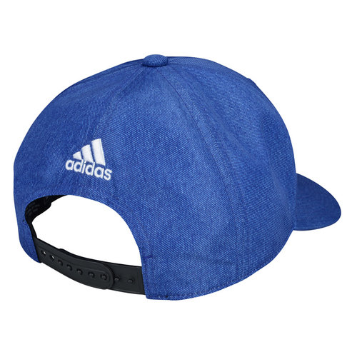 Additional Image 1 - a blue hat with a white logo