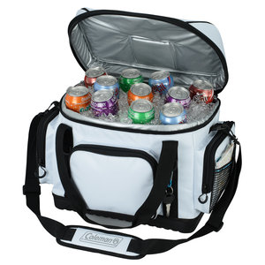 Additional Image 3 - a white and black cooler bag