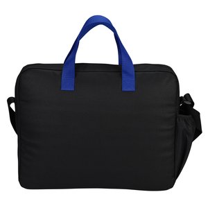 Additional Image 2 - a black bag with blue handles