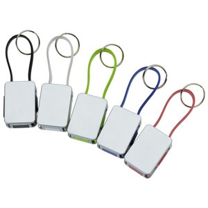 Additional Image 2 - a group of white tags with colorful straps