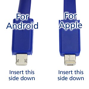 Additional Image 9 - a close up of a blue usb cable