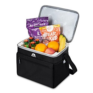 Additional Image 1 - a black cooler with food in it