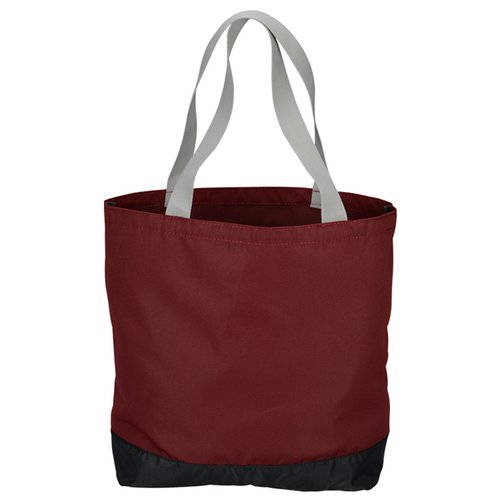 Additional Image 3 - a red bag with white handles