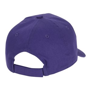 Additional Image 1 - a blue hat with a hole in the back
