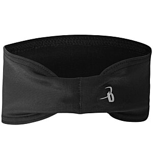 Additional Image 1 - a black bow tie with a white logo