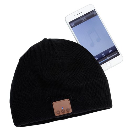 Additional Image 2 - a black hat with a tag on it
