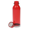 a red bottle with a cap