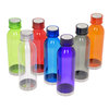 a group of colorful bottles