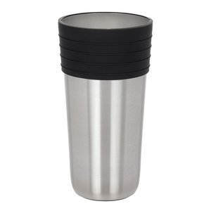 Additional Image 1 - a silver and black cup