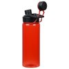 Additional Image 1 - a red water bottle with a black lid