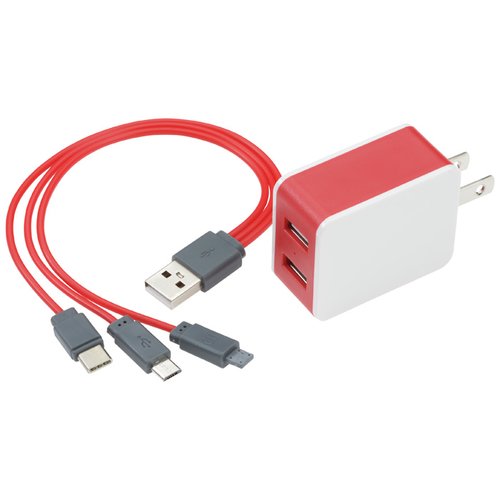 Additional Image 2 - a red and white usb cable