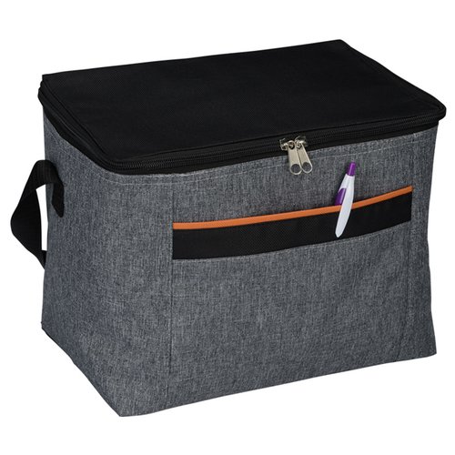 Additional Image 1 - a grey and black cooler bag