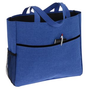 Additional Image 1 - a blue bag with a black strap