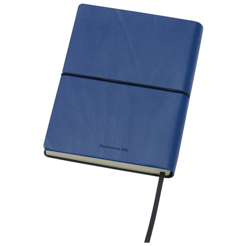 Additional Image 2 - a blue notebook with a black cord