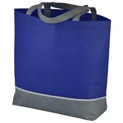 a blue and grey bag