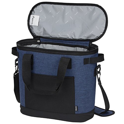 Additional Image 1 - a blue and black cooler bag