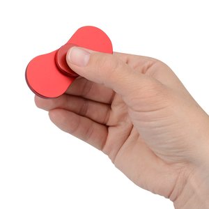 Additional Image 1 - a hand holding a red fidget spinner
