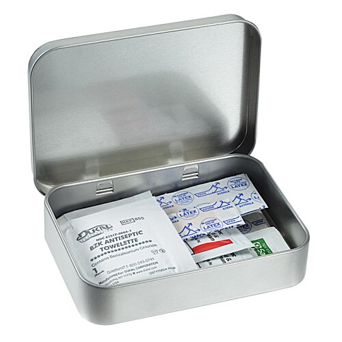 Additional Image 1 - a metal box with a few items in it