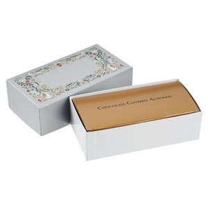 Additional Image 2 - a white rectangular box with a brown lid