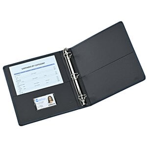 Additional Image 2 - a black folder with a white label