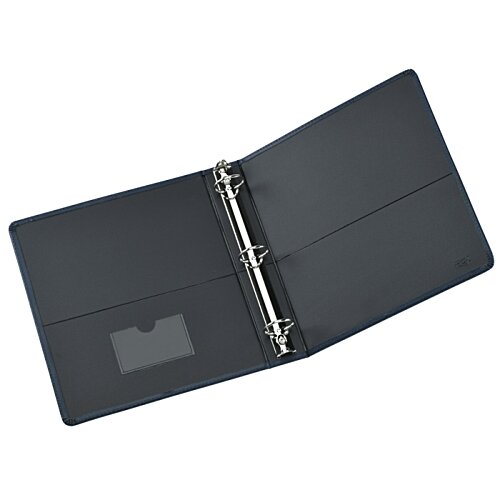 Additional Image 1 - a black wallet with a hole in the middle