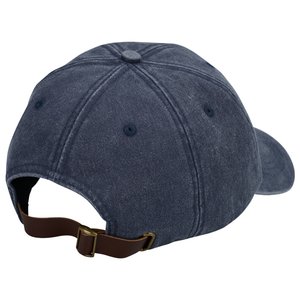 Additional Image 1 - a blue baseball cap with a strap