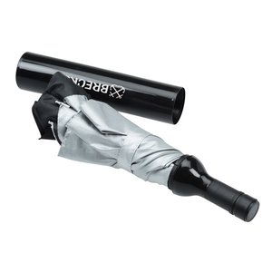 Additional Image 5 - a black and silver umbrella