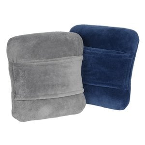 Additional Image 2 - a blue and grey pillow