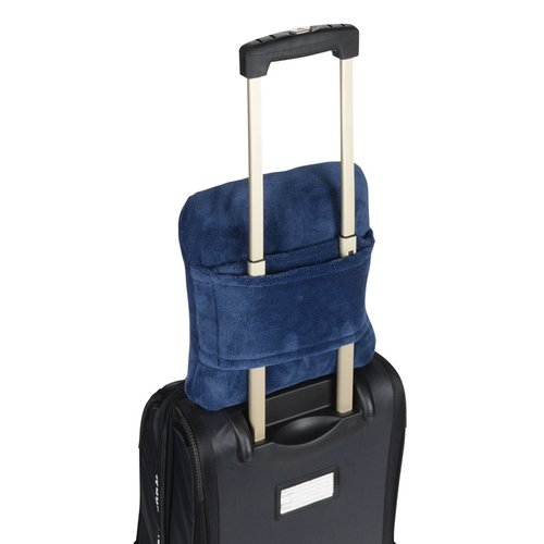 Additional Image 1 - a blue and black bag with handles