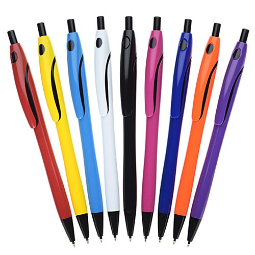 Additional Image 4 - a group of pens in a row
