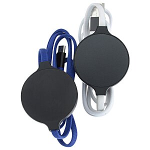 Additional Image 4 - a pair of black and blue earbuds