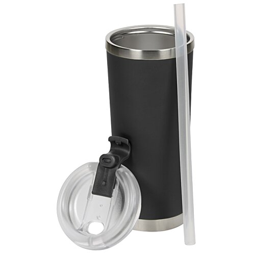 Additional Image 2 - a black and silver cup with a white tube and a white light bulb