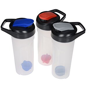Additional Image 3 - a group of plastic containers with black lids