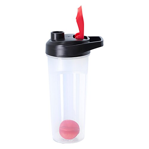 Additional Image 1 - a plastic shaker with a red ball inside