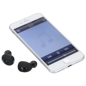 Additional Image 4 - a white cellphone and black earbuds