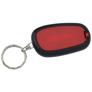 Additional Image 3 - a red and black key chain
