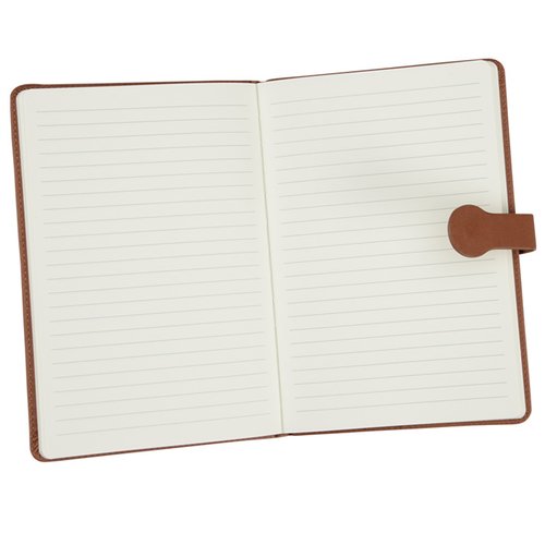 Additional Image 4 - a white notebook with a brown clip