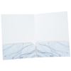 View Image 3 of 4 of Full Color Paper Two-Pocket Presentation Folder - Marble