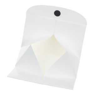 Additional Image 2 - a white plastic bag with a black circle