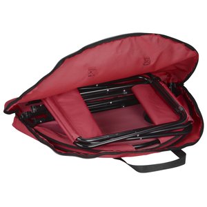 Additional Image 3 - a red bag with black handles