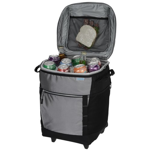 Additional Image 1 - a trash can with a lid open